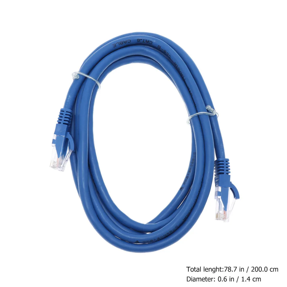 1.5M RJ45 Ethernet Cable Network Cable CAT6 Network Jumper Internet Connection Cable (Blue)
1.5M RJ45 Ethernet Cable Network Cable CAT6 Network Jumper Internet Connection Cable (Blue)