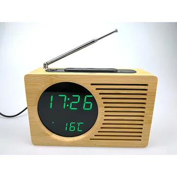 Creative Alarm Clock Retro Radio Clock Alarm Clock Natural Wooden Alarm Clocks With Thermometer Retro CC7NZ 
Creative Alarm Clock Retro Radio Clock Alarm Clock Natural Wooden Alarm Clocks With Thermometer Retro CC7NZ