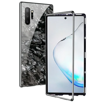 Shell Pattern Magnetic Attraction Case For Samsung Note 10 + 9 8 S10 S9 S8 Plus S7 Edge Single-Sided Tempered Glass Phone Cases
Shell Pattern Magnetic Attraction Case For Samsung Note 10 + 9 8 S10 S9 S8 Plus S7 Edge Single-Sided Tempered Glass Phone Cases
