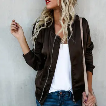 PADEGAO Autumn Winter Jacket Women Classic Coat Short Bomber Solid Zip Up Jacket Coat For Ladies Tops Mujer Veste PDG1757
PADEGAO Autumn Winter Jacket Women Classic Coat Short Bomber Solid Zip Up Jacket Coat For Ladies Tops Mujer Veste PDG1757