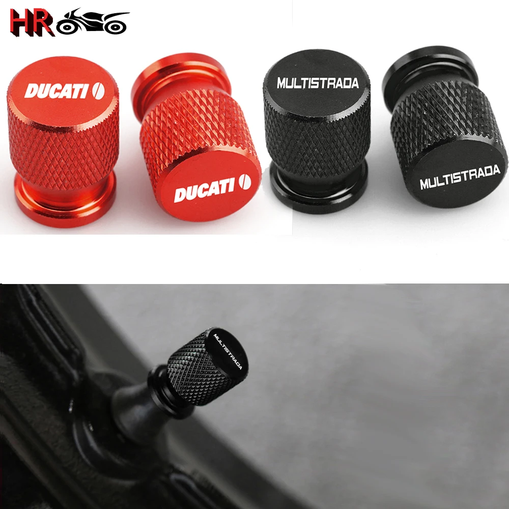 CNC Aluminum Tyre Valve Air Port Covers Caps Motorcycle Accessories For Ducati Multistrada 950 1100 1260 1200 S Sport Grand Tour 
CNC Aluminum Tyre Valve Air Port Covers Caps Motorcycle Accessories For Ducati Multistrada 950 1100 1260 1200 S Sport Grand Tour