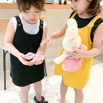 2020 Baby Summer Clothing Toddler Kid Baby Girl Clothes Sleeveless Top T-shirt + Knitted Vest Dress Solid 2Pcs Set Outfits 
2020 Baby Summer Clothing Toddler Kid Baby Girl Clothes Sleeveless Top T-shirt + Knitted Vest Dress Solid 2Pcs Set Outfits