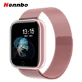 Женские Водонепроницаемые Смарт-часы T80/P70, Новые Bluetooth Смарт-часы для Apple IPhone, Xiaomi, фитнес-трекер с пульсометром, 2019