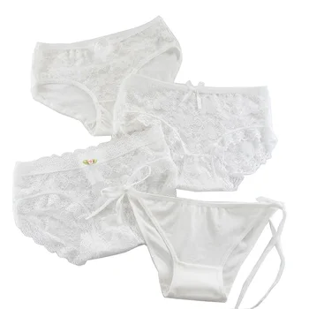 4Pcs / Set Lace Underwear Women's Panties Comfort Underpants Solid Lace Briefs For Woman Sexy Low-Rise Pantys Lingerie M XL
4Pcs / Set Lace Underwear Women's Panties Comfort Underpants Solid Lace Briefs For Woman Sexy Low-Rise Pantys Lingerie M XL
