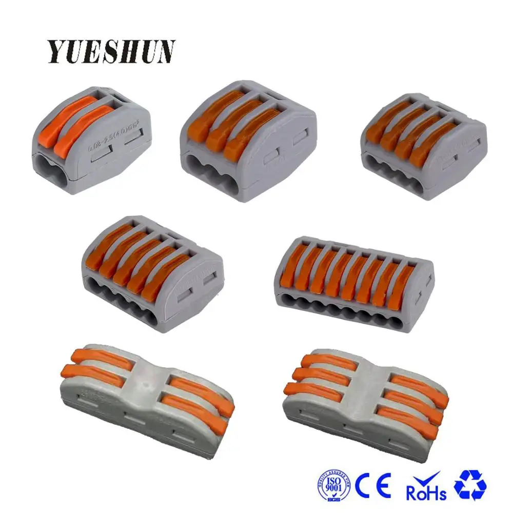 2pcs 5pcs 10pcs Terminal Blocks Wire Connector Universal Compact Wiring Terminals Push-in Conductor Fast Wire Connectors
2pcs 5pcs 10pcs Terminal Blocks Wire Connector Universal Compact Wiring Terminals Push-in Conductor Fast Wire Connectors