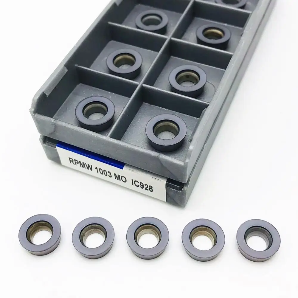 Carbide insert RPMW1003 MO IC928 internal turning milling machine tool milling cutter CNC CNC lathe parts tool RPMW 1003MO
Carbide insert RPMW1003 MO IC928 internal turning milling machine tool milling cutter CNC CNC lathe parts tool RPMW 1003MO