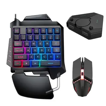 Gaming Keyboard Mouse Set 3 in 1 Multifunctional Durable Mobile Gamepad Controller Keyboard Mouse Converter Kit
Gaming Keyboard Mouse Set 3 in 1 Multifunctional Durable Mobile Gamepad Controller Keyboard Mouse Converter Kit