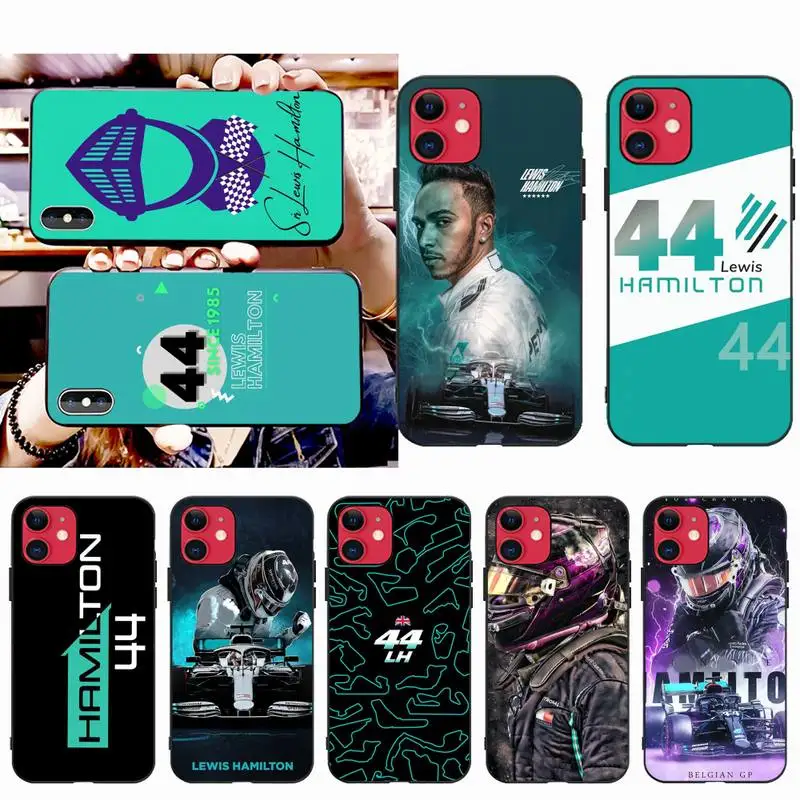 F1 Льюис Гамильтон 44 чехол для телефона iphone 12 11 Pro Max Mini XS 8 7 6 6S Plus X 5S SE 2020 XR |