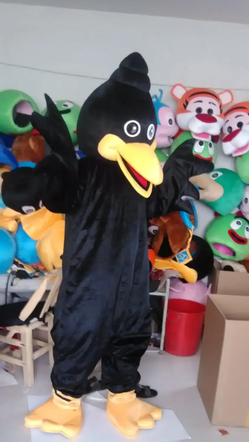 New Version Professional Black Crow Mascot Costume Adult Birthday Party Fancy Dress Halloween Cosplay Outfits Clothing Xmas
New Version Professional Black Crow Mascot Costume Adult Birthday Party Fancy Dress Halloween Cosplay Outfits Clothing Xmas