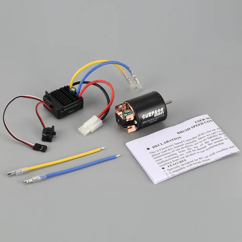Surpass Hobby RC 540 13T 17T 21T 23T 27T 35T 45T 55T 80T Brushed Motor for RC Car 1/10 Rock Crawler 4WD Vehicle RCCar Part motor
Surpass Hobby RC 540 13T 17T 21T 23T 27T 35T 45T 55T 80T Brushed Motor for RC Car 1/10 Rock Crawler 4WD Vehicle RCCar Part motor