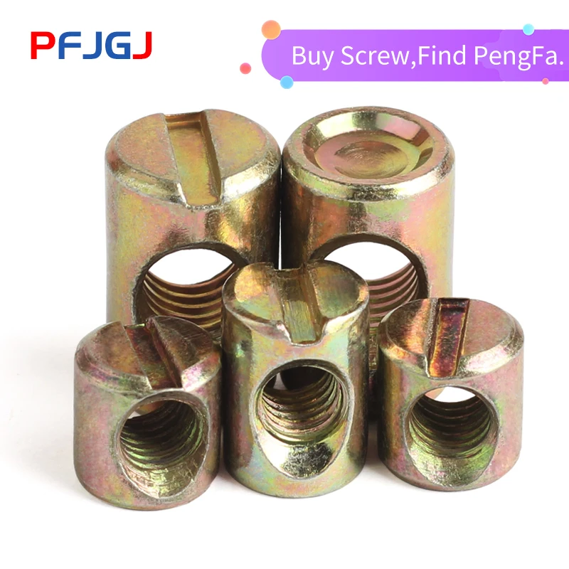 Peng Fa Hammer Nut Hammer Head Nut Furniture Nut m6M8 Two-in-one Connector Cylindrical Nut Hammer Nut
Peng Fa Hammer Nut Hammer Head Nut Furniture Nut m6M8 Two-in-one Connector Cylindrical Nut Hammer Nut