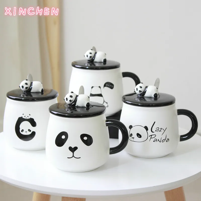 XINCHEN Creative Big Belly Ceramic Cup Cute with Cover with Spoon Panda Cup Cute Coffee Mugs and Cups Ceramic Coffee Cup Set
XINCHEN Creative Big Belly Ceramic Cup Cute with Cover with Spoon Panda Cup Cute Coffee Mugs and Cups Ceramic Coffee Cup Set