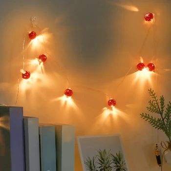 10LED Bell Shape String Lights String Light Red Bell Outdoor Metal Christmas Decor for Bedroom Indoor Holiday Wedding Decoration
10LED Bell Shape String Lights String Light Red Bell Outdoor Metal Christmas Decor for Bedroom Indoor Holiday Wedding Decoration