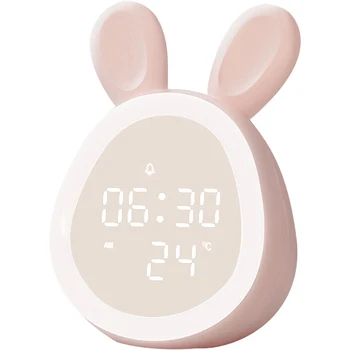 Electronic Cartoon Cute Alarm Clock Mute Bedside Creative for Children Small Digital Bunny Clock Night Light Bestselling GG50nz
Electronic Cartoon Cute Alarm Clock Mute Bedside Creative for Children Small Digital Bunny Clock Night Light Bestselling GG50nz