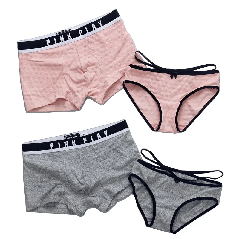 Couple Panties Set Cotton Panties Solid Low-Rise Cozy Lingerie Men Underwear Sexy Women's Underpants Intimates Couple Underwear
Couple Panties Set Cotton Panties Solid Low-Rise Cozy Lingerie Men Underwear Sexy Women's Underpants Intimates Couple Underwear