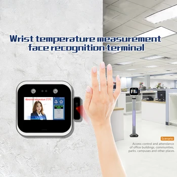 Face Recognition Wrist Temperature Measurement Detector Face Password Biometric Intelligent Attendance Machine 5.0" Touchscreen
Face Recognition Wrist Temperature Measurement Detector Face Password Biometric Intelligent Attendance Machine 5.0" Touchscreen