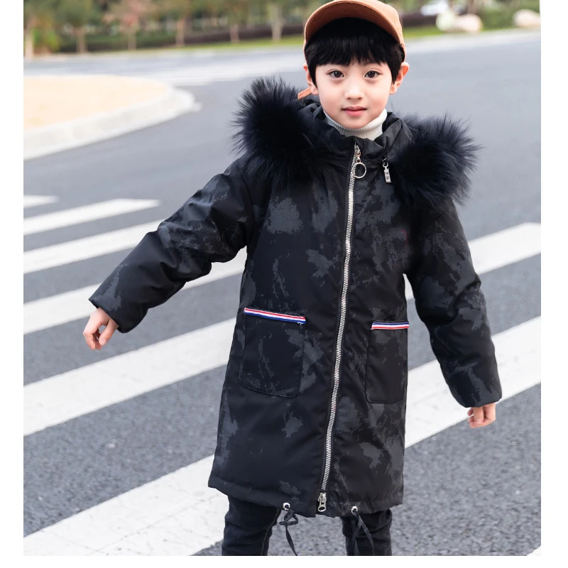 Winter Coat for Boys Detachable cap Camouflage Black Collars Polyester Fiber Upset down Jacket For 6 8 10 12 14 16 years
Winter Coat for Boys Detachable cap Camouflage Black Collars Polyester Fiber Upset down Jacket For 6 8 10 12 14 16 years