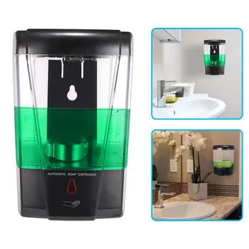 700ml Capacity Automatic Soap Dispenser Touchless Sensor Hand Sanitizer Detergent Dispenser Wall Mounted For Bathroom Kitchen
700ml Capacity Automatic Soap Dispenser Touchless Sensor Hand Sanitizer Detergent Dispenser Wall Mounted For Bathroom Kitchen