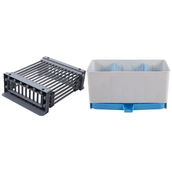 Multi-Function Tableware Drain Rack Drying Holder with Rack Drain Basket Stainless Steel Telescopic Sink Dish Drainers
Multi-Function Tableware Drain Rack Drying Holder with Rack Drain Basket Stainless Steel Telescopic Sink Dish Drainers