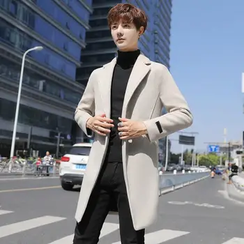 Plain Color Plus Size Korean Style Men Wool Topcoat 5XL 4XL Autumn Winter Mens Cloths Fashion Long Sleeve Blend Peacoat XXXXXL
Plain Color Plus Size Korean Style Men Wool Topcoat 5XL 4XL Autumn Winter Mens Cloths Fashion Long Sleeve Blend Peacoat XXXXXL