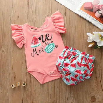 Newborn Baby Girl Summer Short Sleeve Outfit Bodysuit Watermelon Short Pants Clothes
Newborn Baby Girl Summer Short Sleeve Outfit Bodysuit Watermelon Short Pants Clothes