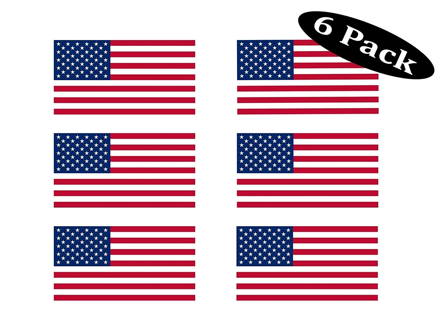 For Pack of 6 USA Flag Stickers United States Work Hard Hat Biker Stickers Decals Toolbox 1"x 2"
For Pack of 6 USA Flag Stickers United States Work Hard Hat Biker Stickers Decals Toolbox 1"x 2"