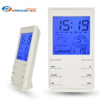 MAKINGTEC Digital Hygrometer Room Thermometer, Indoor Thermometer Humidity Gauge Backlight Time Date Temperature Trend Clock
MAKINGTEC Digital Hygrometer Room Thermometer, Indoor Thermometer Humidity Gauge Backlight Time Date Temperature Trend Clock