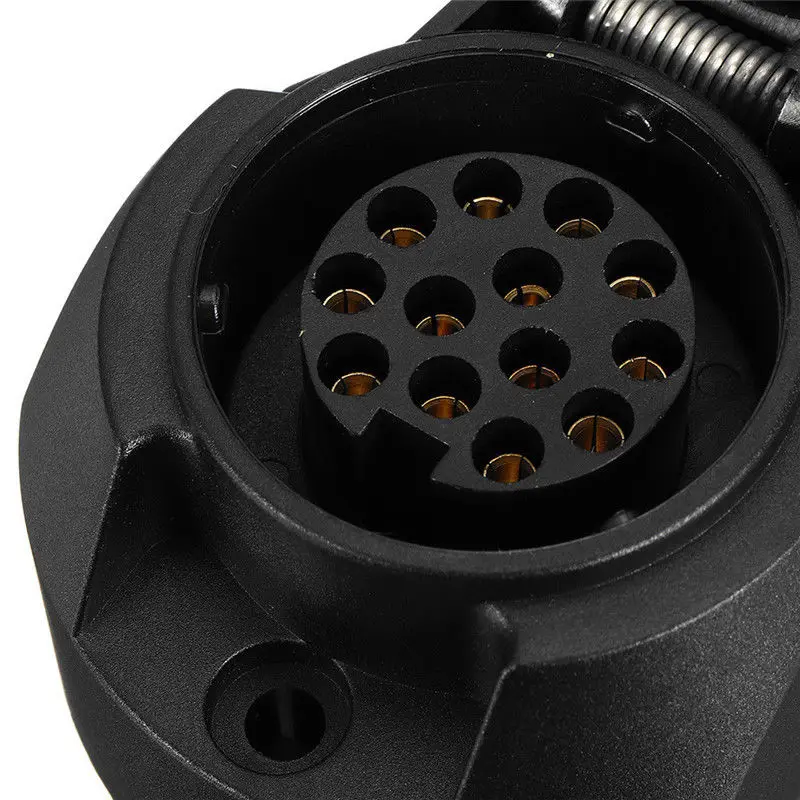 Black 1Pcs Socket Waterproof 13 Pin Connector Adapter For Trailer Towbar Caravan Truck Useful
Black 1Pcs Socket Waterproof 13 Pin Connector Adapter For Trailer Towbar Caravan Truck Useful