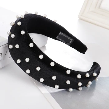 Solid Color Headband Hair Accessories Thick Sponge Korean Velvet Beaded Sponge Headband Multicolor Wide-brimmed Lady Jewelry
Solid Color Headband Hair Accessories Thick Sponge Korean Velvet Beaded Sponge Headband Multicolor Wide-brimmed Lady Jewelry