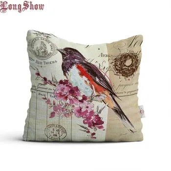 Home Decorative Pillow Case 45x45cm Square Modern Pillow Case Goldfinch Sparrow Printed Throw Pillow Cover
Home Decorative Pillow Case 45x45cm Square Modern Pillow Case Goldfinch Sparrow Printed Throw Pillow Cover
