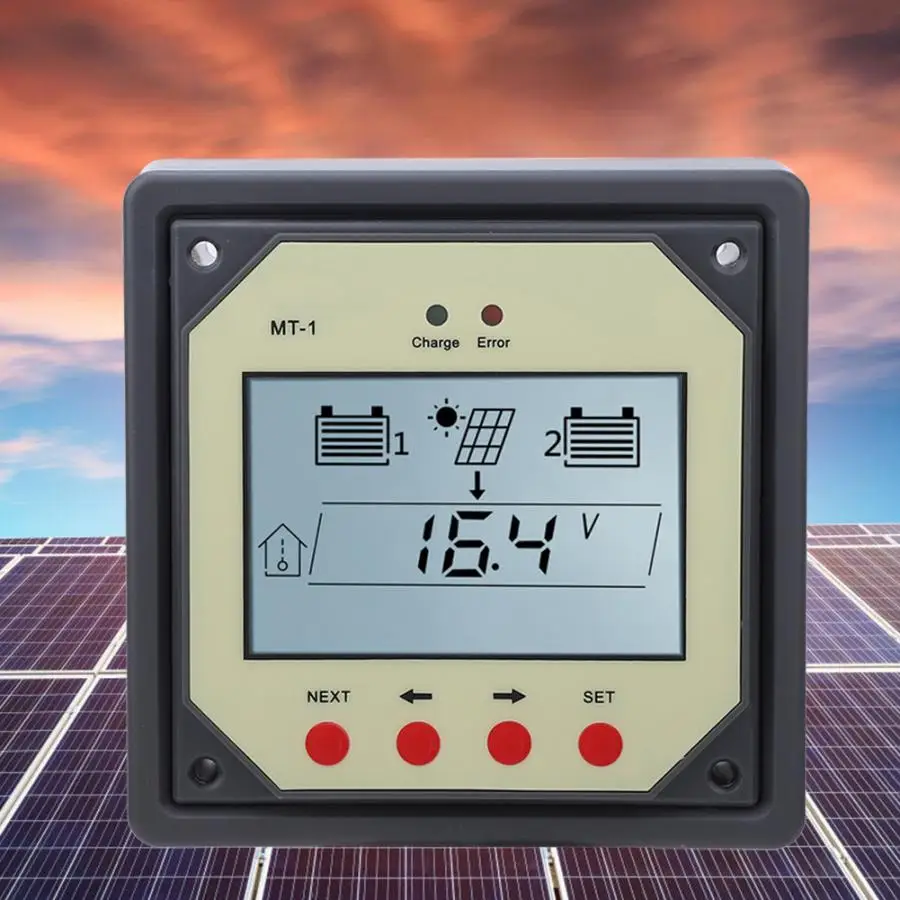Solar Charge Controller Remote Regulator MT1 TTL232 LCD Display with 4 Buttons for Solar Charging Control
Solar Charge Controller Remote Regulator MT1 TTL232 LCD Display with 4 Buttons for Solar Charging Control