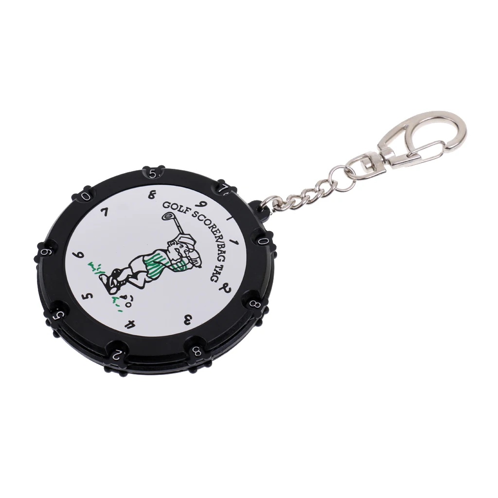 18 Hole Golf Score Counter Round Scoring Bag Tag Stroke Counter Keychain 18 Hole Golf Score Counter Round Scoring Bag Tag Stroke Counter Keychain