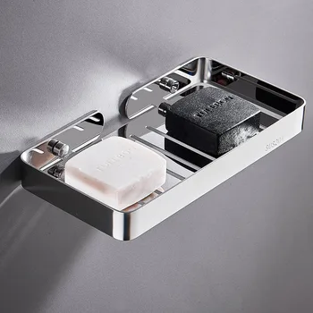 Wall Mounted Stainless Steel Square Soap Dish Holder Home Bathroom Storage Container
Wall Mounted Stainless Steel Square Soap Dish Holder Home Bathroom Storage Container