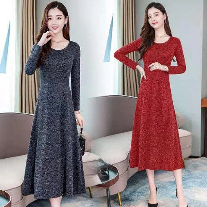 2019 New Style Dress Autumn Clothing Women's Large Size Long Sleeve Elegant Fashion Medium-length Skirt Waist Hugging Mom Middle
2019 New Style Dress Autumn Clothing Women's Large Size Long Sleeve Elegant Fashion Medium-length Skirt Waist Hugging Mom Middle