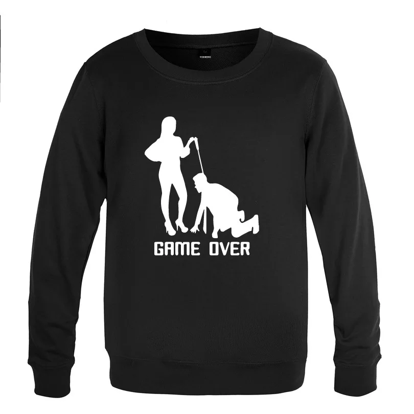 GAME OVER MARRIAGE SLAVE Funny Sweatshirts Men Spring Autumn Long Sleeve O-Neck Pullover Casual Man Hip Hop Sport Fitness Hoody
GAME OVER MARRIAGE SLAVE Funny Sweatshirts Men Spring Autumn Long Sleeve O-Neck Pullover Casual Man Hip Hop Sport Fitness Hoody