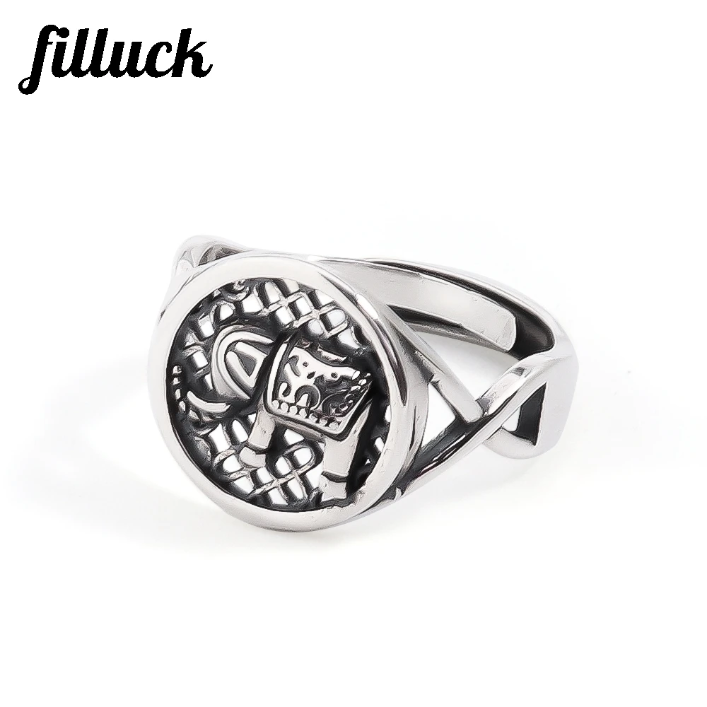 Filluck 925 Sterling Silver Retro Disc Elephant Ring Ancient Silver Adjustable Closed Ring Fine Jewelry For Women Charms Gift
Filluck 925 Sterling Silver Retro Disc Elephant Ring Ancient Silver Adjustable Closed Ring Fine Jewelry For Women Charms Gift