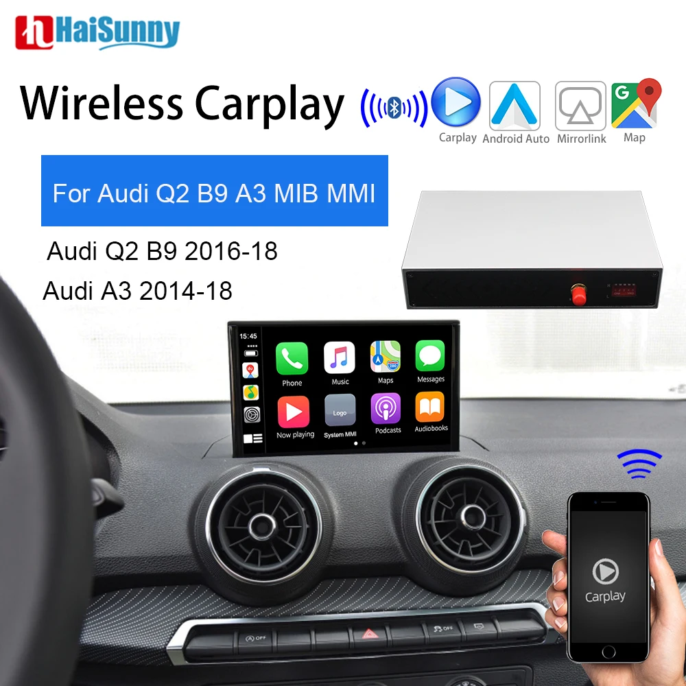 Wireless Carplay Support Smart Multimedia Bluetooth navigation interface Reverse Touch Screen Car play For Audi A3 8V 8P Q2 B9
Wireless Carplay Support Smart Multimedia Bluetooth navigation interface Reverse Touch Screen Car play For Audi A3 8V 8P Q2 B9