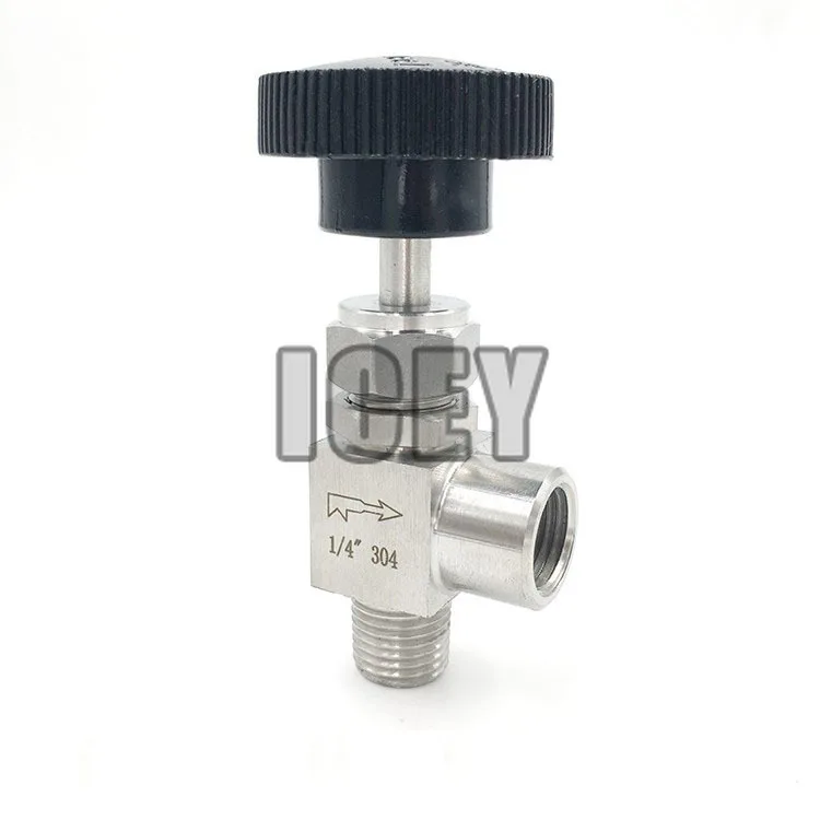 Needle valve Adjustable Right angle 1/4" male to female thread SUS304 Flow Control shut off crane
Needle valve Adjustable Right angle 1/4" male to female thread SUS304 Flow Control shut off crane