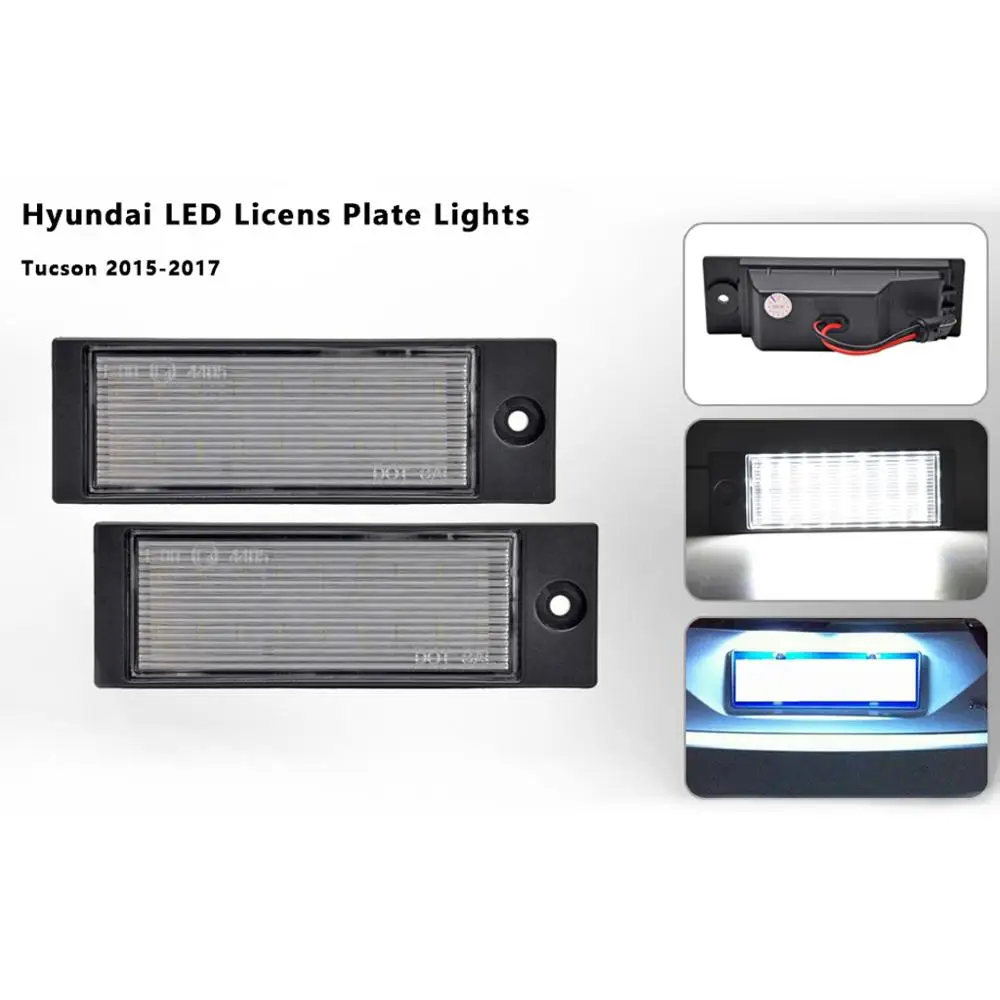 LED License Plate Number Lamp Signal Lights For Hyundai Tuscon 2015-2017,For iX35 2015-2018
LED License Plate Number Lamp Signal Lights For Hyundai Tuscon 2015-2017,For iX35 2015-2018