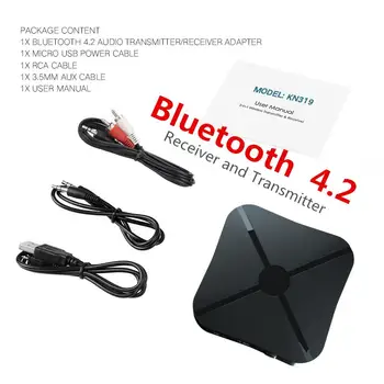 2 IN 1 Bluetooth 4.2 5.0 Receiver and Transmitter Bluetooth Wireless Adapter Audio With 3.5MM AUX Audio For Home TV PC
2 IN 1 Bluetooth 4.2 5.0 Receiver and Transmitter Bluetooth Wireless Adapter Audio With 3.5MM AUX Audio For Home TV PC
