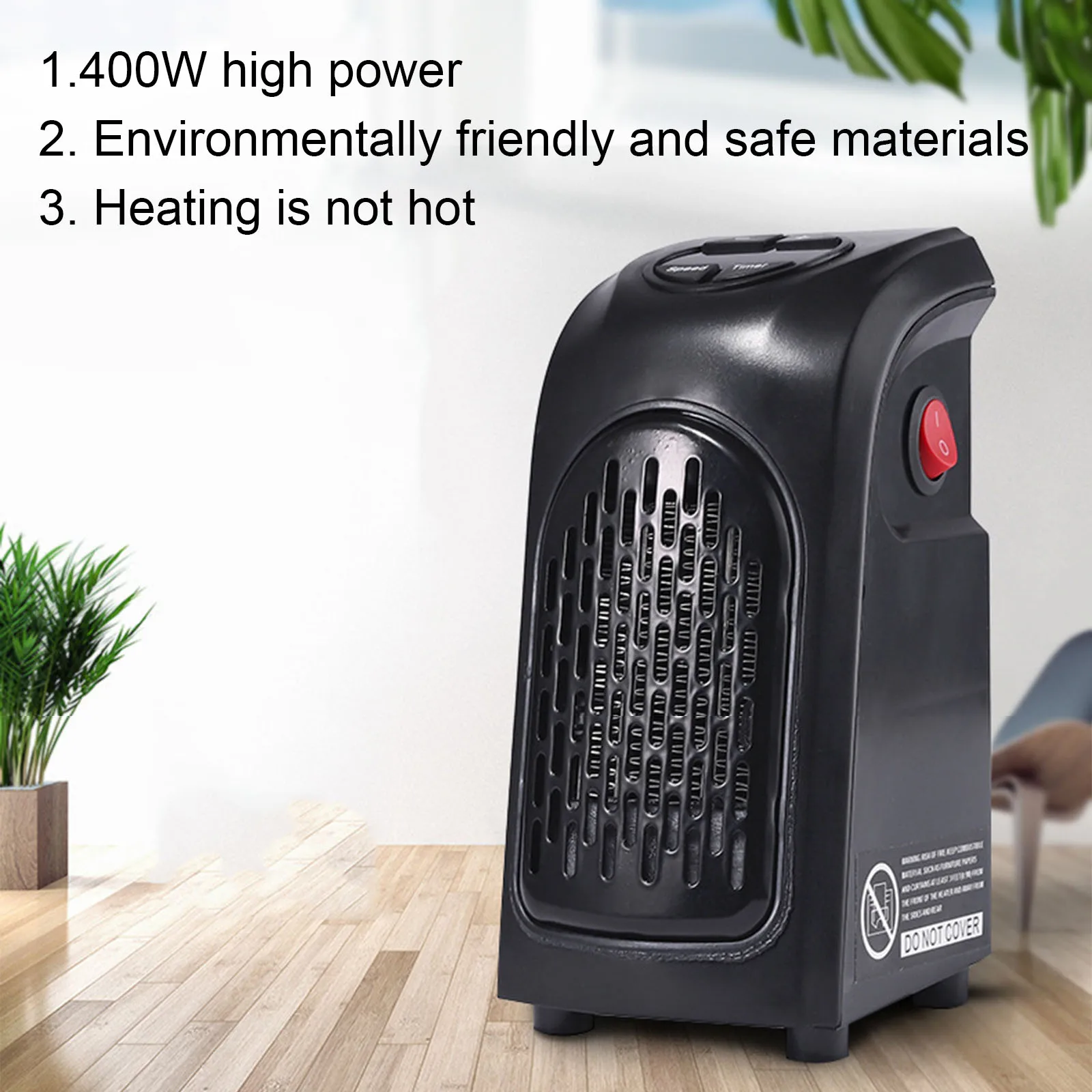 Wall Electric Heater Mini Fan Heater Desktop Household Wall Handy Heating Stove Radiator Warmer Machine For Winter EU/US Plug 
Wall Electric Heater Mini Fan Heater Desktop Household Wall Handy Heating Stove Radiator Warmer Machine For Winter EU/US Plug