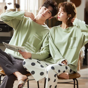 Lovers Summer Pajamas Couples 100%cotton Sleepwear Soft Pyjama Sets Nightgown Women Pajama Sets short Sleeve Men Lounge Pijamas
Lovers Summer Pajamas Couples 100%cotton Sleepwear Soft Pyjama Sets Nightgown Women Pajama Sets short Sleeve Men Lounge Pijamas