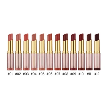 Matte lipstick non-sticky 12 color waterproof lipstick sexy nude red lip gloss moist lip makeup cosmetics 
Matte lipstick non-sticky 12 color waterproof lipstick sexy nude red lip gloss moist lip makeup cosmetics
