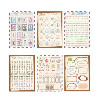 6Sheet/Lot 14.8*10.3cm Cartoon Paper Sticker Vintage Diary Stamp Retro Stickers House Sticker Scrapbooking For Diary Decor D2T2
6Sheet/Lot 14.8*10.3cm Cartoon Paper Sticker Vintage Diary Stamp Retro Stickers House Sticker Scrapbooking For Diary Decor D2T2