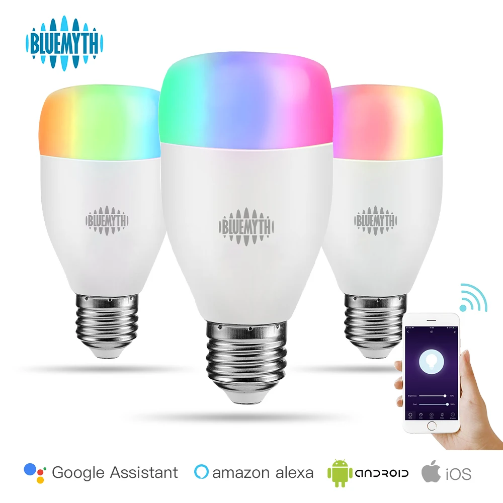7W WiFi Smart Light Bulb E27 LED RGB Lamp Multi-colour Work With Alexa Google Voice Control 100-240V Dimmable Magic Bulb
7W WiFi Smart Light Bulb E27 LED RGB Lamp Multi-colour Work With Alexa Google Voice Control 100-240V Dimmable Magic Bulb