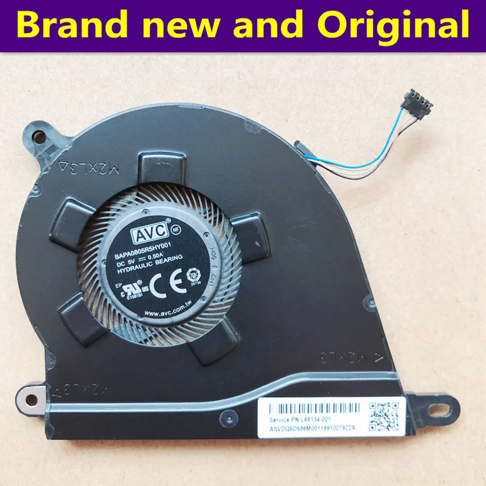 Новый оригинальный кулер процессора кулер для ND75C07 -19A18 DC5V 0.5A 4Pin для HP Pavilion15-DY 15-DY1024 L68134-001
Новый оригинальный кулер процессора кулер для ND75C07 -19A18 DC5V 0.5A 4Pin для HP Pavilion15-DY 15-DY1024 L68134-001
