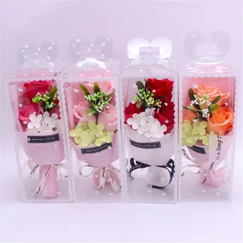 3pcs Soap flowers Hand-made rose Christmas and valentine's day gifts Manufacturers direct soap flower gift box
3pcs Soap flowers Hand-made rose Christmas and valentine's day gifts Manufacturers direct soap flower gift box