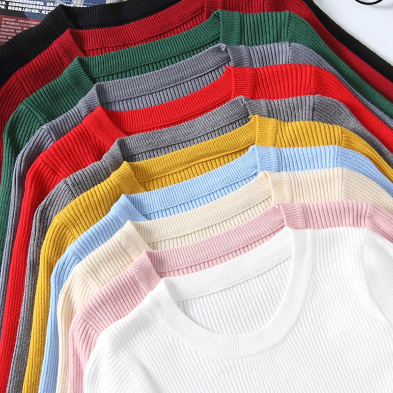 Women Sweater 2020 New Autumn Basic Pullover O Neck OCotton Pink Sweaters Women Jumper Fall Swetry Knit Soft Slim Chompas Female
Women Sweater 2020 New Autumn Basic Pullover O Neck OCotton Pink Sweaters Women Jumper Fall Swetry Knit Soft Slim Chompas Female