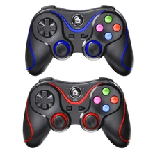 Wirelesss Bluetooth-compatible Gamepad Controller Joystick with Support Bracket for PS3 Host PC iOS Android Mobile Phone
Wirelesss Bluetooth-compatible Gamepad Controller Joystick with Support Bracket for PS3 Host PC iOS Android Mobile Phone