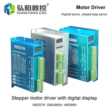 Stepper Motor Driver With Digital Display HBS57H DMA860H HBS86H Open Loop Controller Closed Loop Nema 23 Nema34 Servo Drive
Stepper Motor Driver With Digital Display HBS57H DMA860H HBS86H Open Loop Controller Closed Loop Nema 23 Nema34 Servo Drive